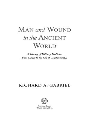 cover image of Man and Wound in the Ancient World